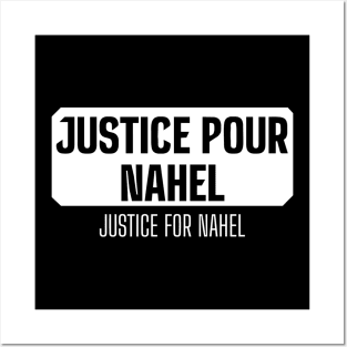 Justice pour nahel - Justice for nahel Posters and Art